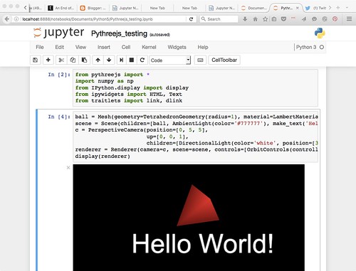 Jupyter Notebook with Embedded 3D Canvas