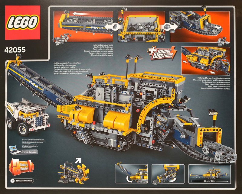 Review 42055 Bucket Wheel Excavator Brickset Lego Set Guide And Database