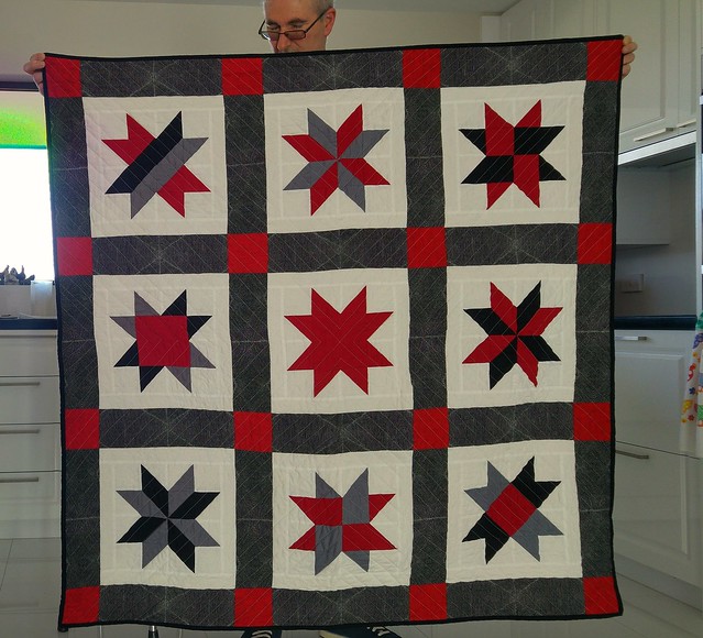 MIL's quilt finished and washed