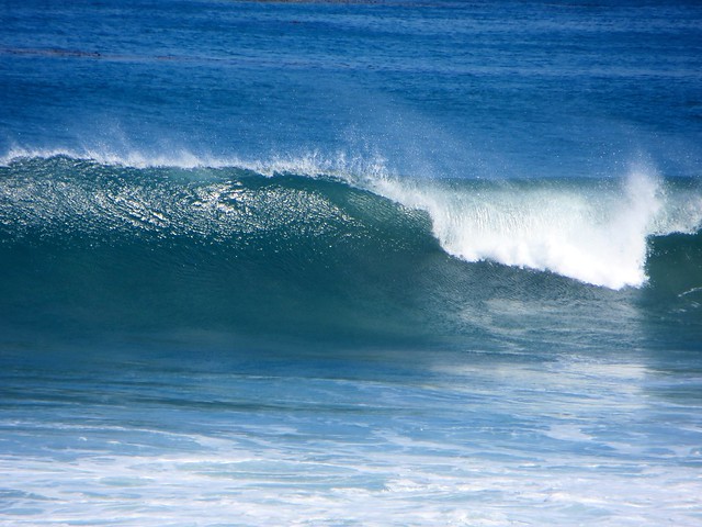 three days big surf in malibu
