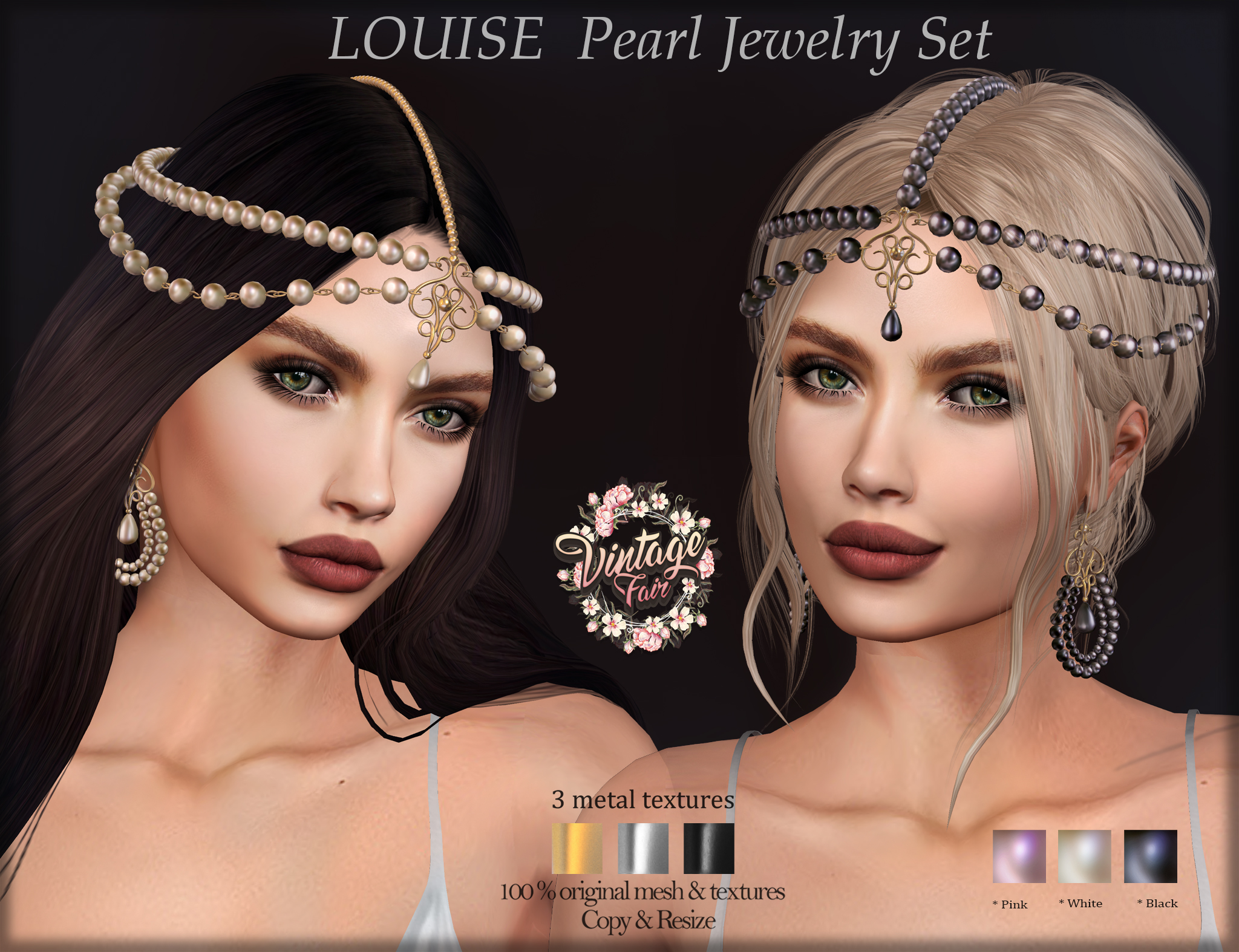 LOUISE Pearl Jewelry Set