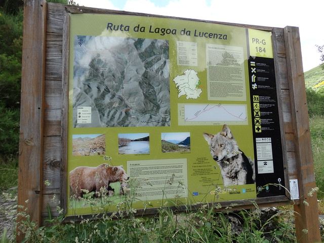 Panel Informativo PR-G 184 Ruta da Lagoa de Lucenza