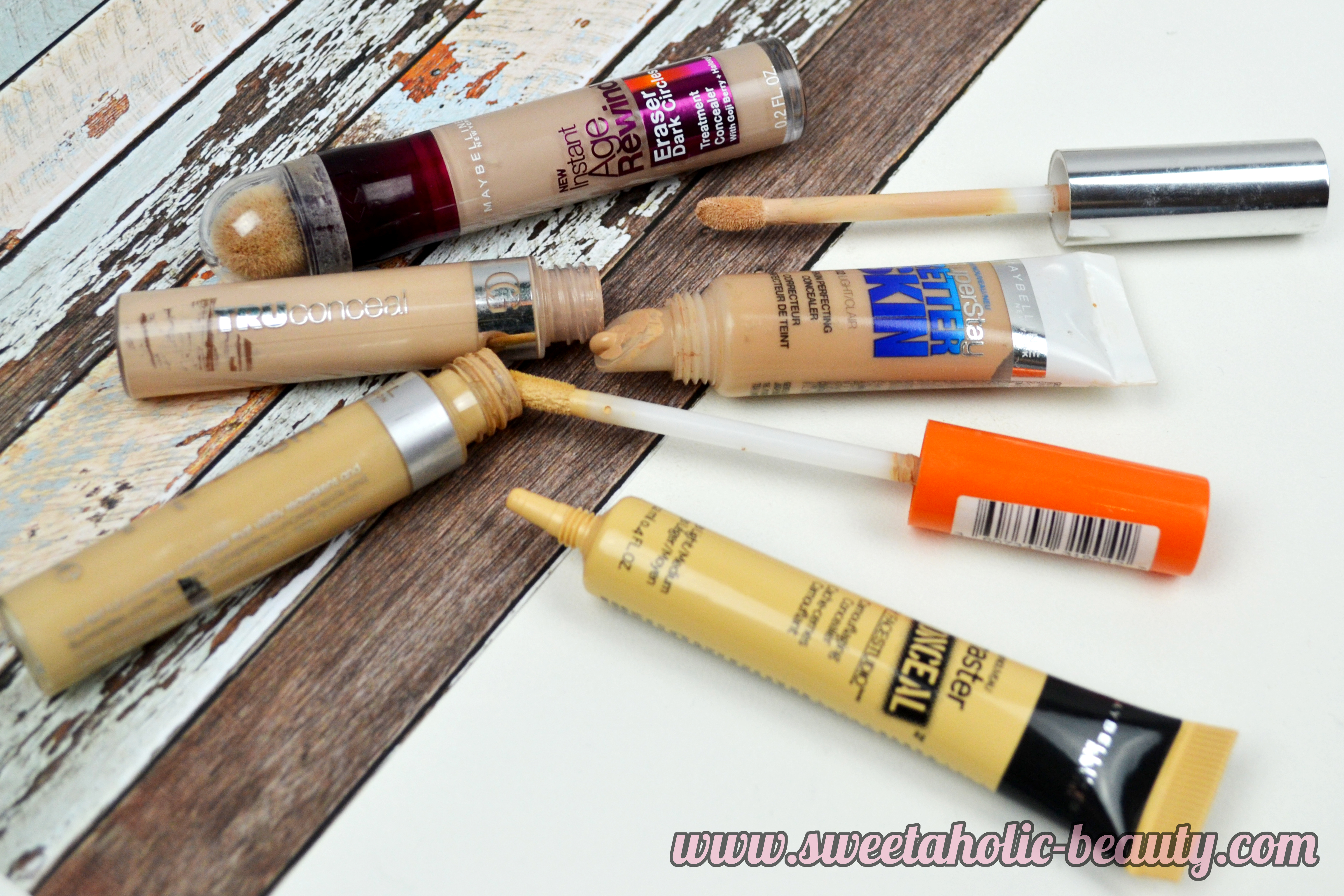 My Favourite Drugstore Concealers - Sweetaholic Beauty