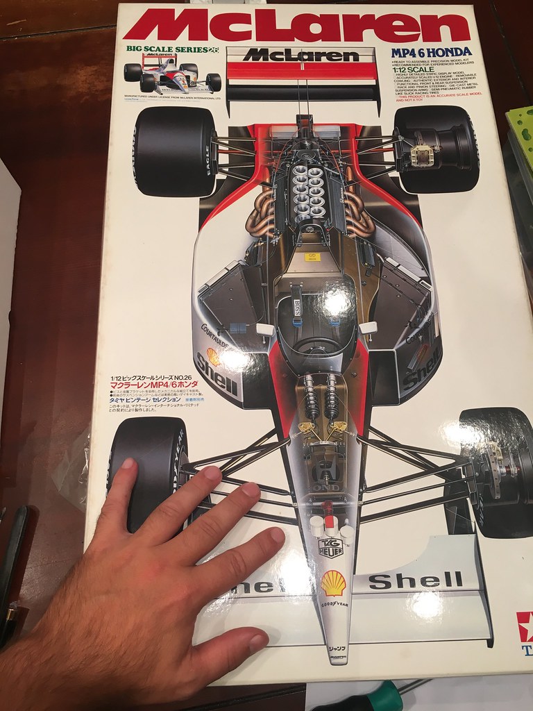McLaren Honda MP4/6 Ayrton Senna 1/12 - Work In Progress 