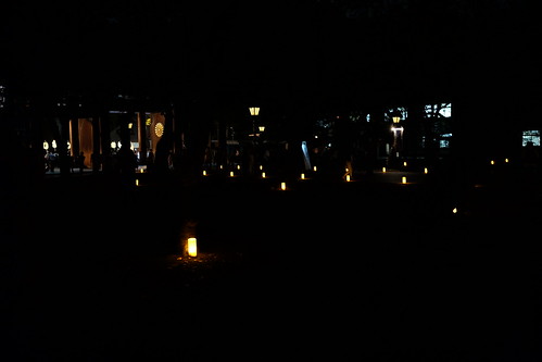 lantern light up shrine inside