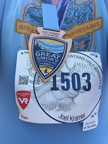 Great Smoky Mtns Half Marathon 2016