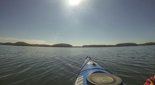 Paddling to Ghost Island in Lake Hartwell-100