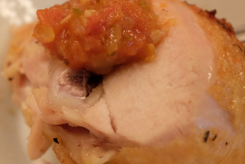 Rotisserie chicken with salsa sauce Le Coq Roti - ルコックロティ