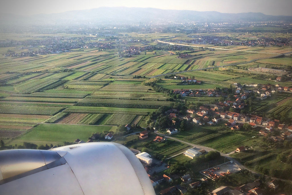 Croatian Countryside from the Air