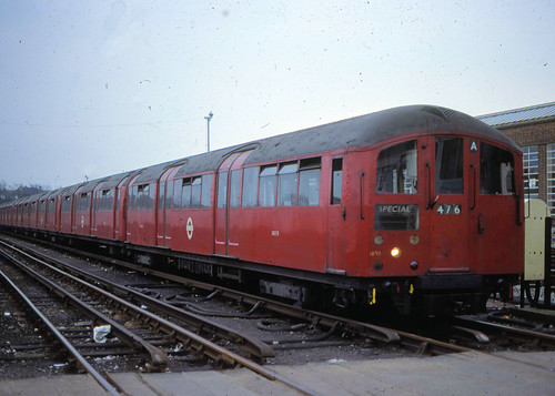 1938 Tube Stock in Neasden depot