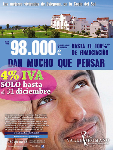 ... 4% IVA hasta el 31 diciembre 2012 | by <b>Valle Romano</b> Golf &amp; Resort - 8096494010_ef8363cd1d