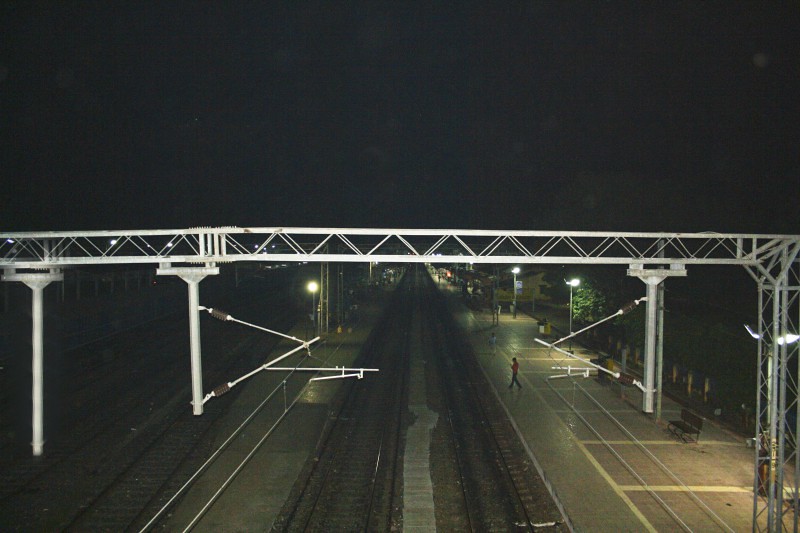 Balasore Station at Night in Balasore, Odisha India