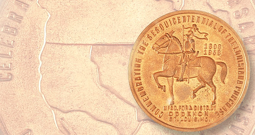 1953 medal celebrating the sesquicentennial of the Louisiana Purchase