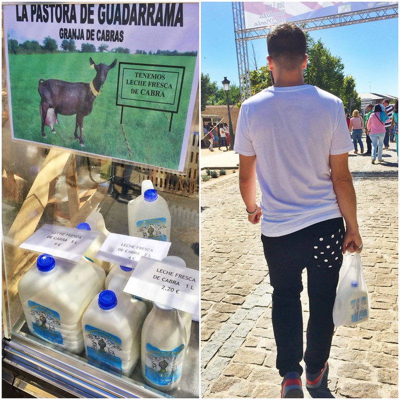 leche fresca pastora de guadarrama