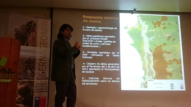Sernageomin expone 38 mapas y estudios sobre recursos y peligros de la corteza terrestre en la Región de Tarapacá (23 de agosto de 2016)