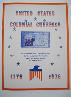 United States Colonial Currency cover