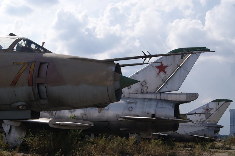 Abandoned aircraft museum at Khodynka airdrome