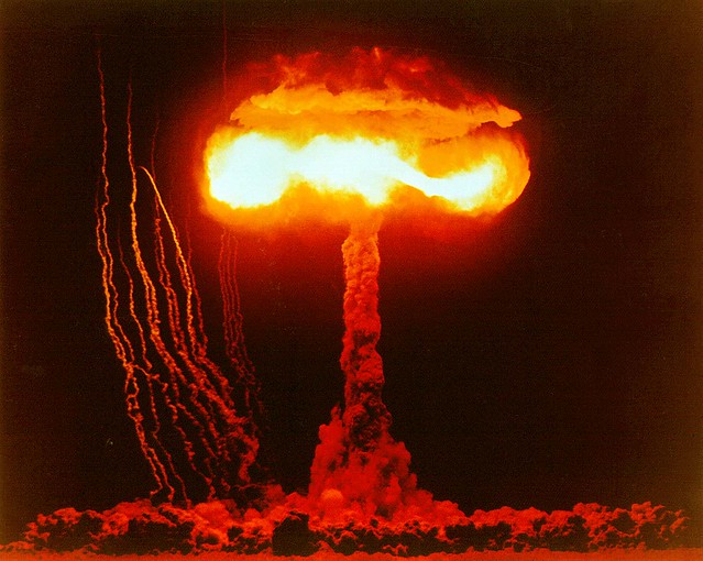 US nuclear weapons test in Nevada in 1953