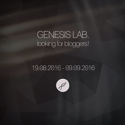 Genesis Lab. looking for bloggers!