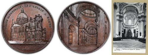 Cathedral at St. Aubin at Namur Medal