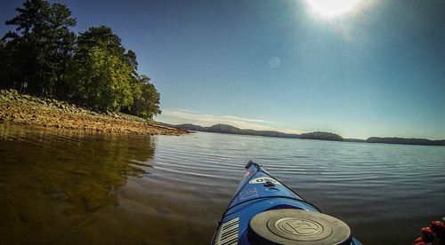 Paddling to Ghost Island in Lake Hartwell-98