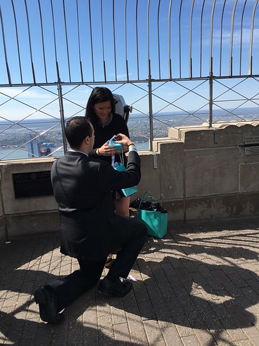 Man proposes with a Tiffany ring