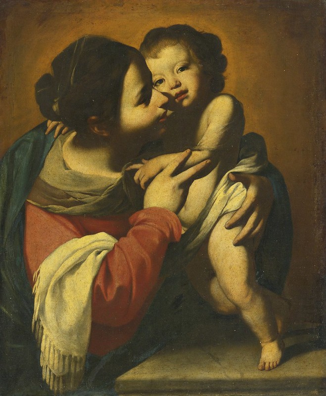 Massimo Stanzione - Madonna and Child