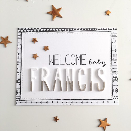 Welcome Baby Francis - Neat & Tangled Journaling Alphas