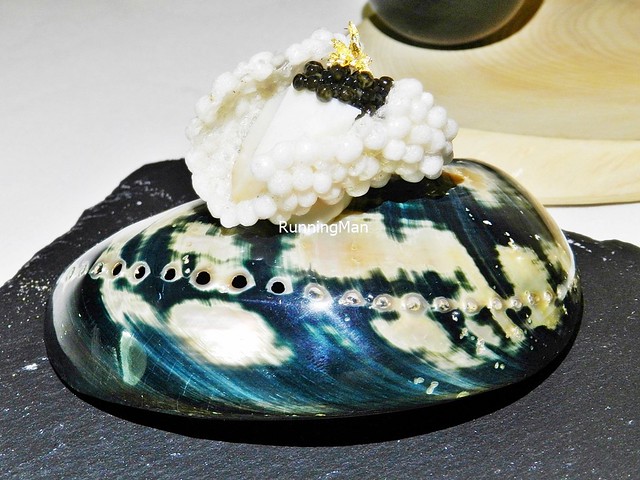 Omotenashi - Hokkaido Abalone With Tapioca Chip