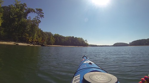 Paddling to Cemetery Island in Lake Hartwell-001
