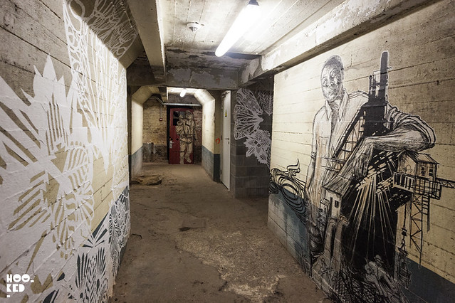 Street Artist Swoon's Wheatpaste work at Mima Museum in Brussels
