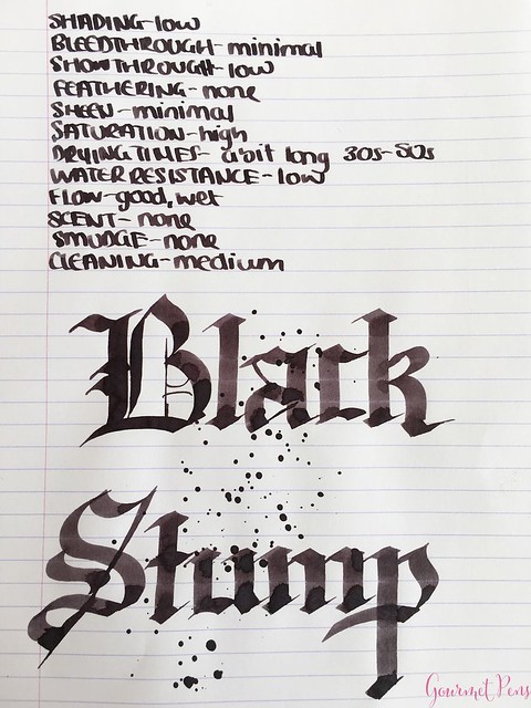 Ink Shot Review Blackstone Black Stump @AndersonPens 6