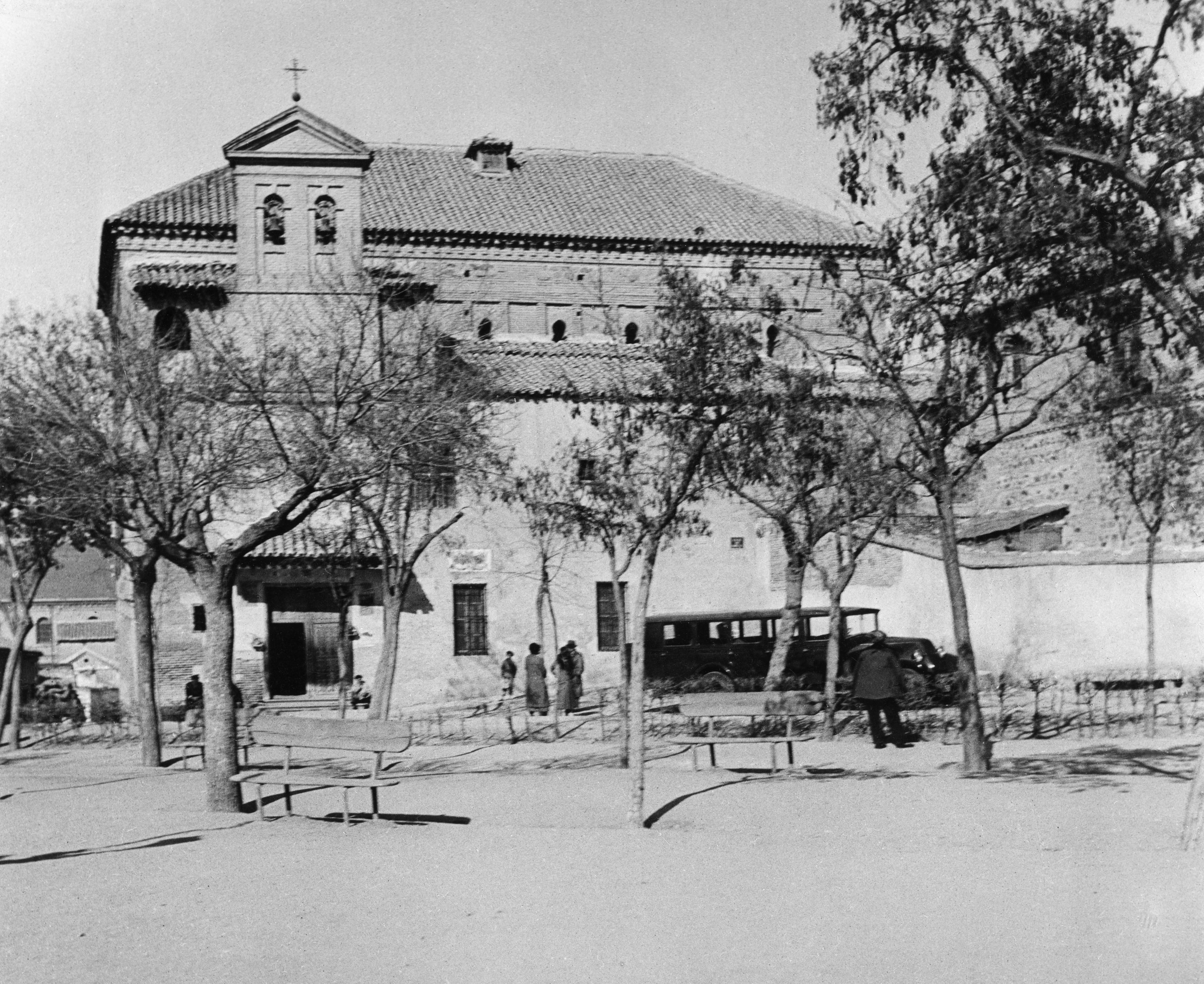 Sinagoga del Tránsito en 1935, fotografía de Abraham Pisarek, propiedad de AKG images