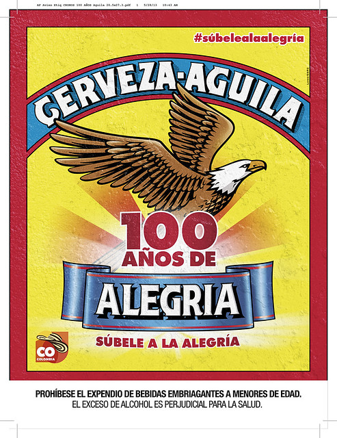 AF Aviso Etiq CROMOS 100 ANÌOS Aguila 20.5x27.3