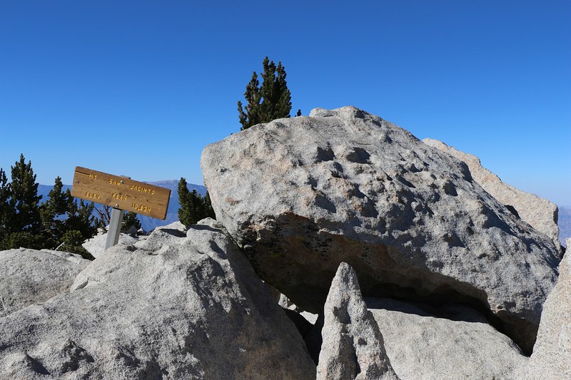 San Jacinto Peak Summit - 10834 feet elevation