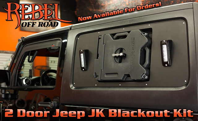 2 Door Jeep JK Blackout Window Replacement Kit ver.  | Expedition Portal