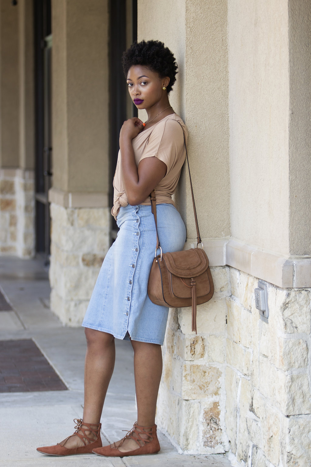 brown saddle bag, louisiana fashion blogger