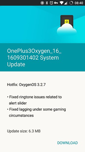 OxygenOS 3.2.7