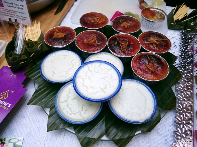 Steamed Pandanus Cake & Thai Taro Custard