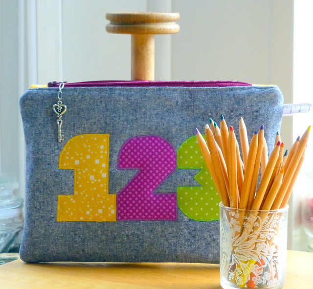 Back to School Pouch (Quilt Now)